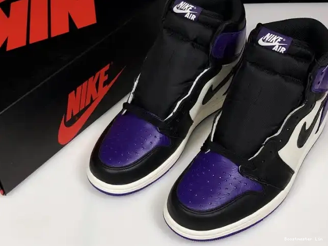 Boostmaster lin 555088-501 Air Court Jordan 1 Purple 0507